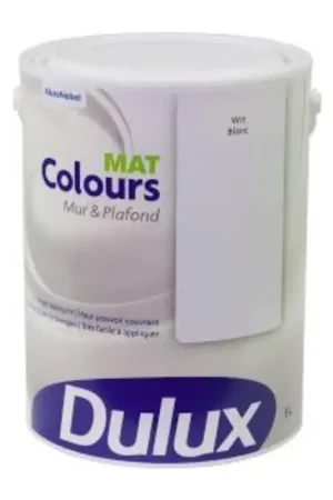 Direct Beschikbaar Dulux Muurverf Mat Wit 2,5 L
